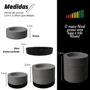 Pé Máquina de Lavar 4 Unidades Nivelador Empilhável Fogão Geladeira