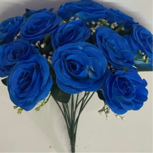 Rosa artificial com 12 flores (Leia a descrição)