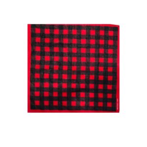 Lenço Bandana Xadrez Quadrada Para Cabeça Festa Junina