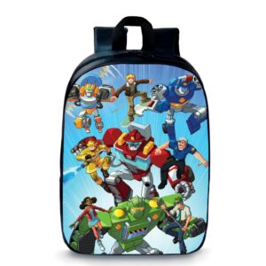 Mochila Pequena Pré-escolar robô luta super herói desenho infantil novidade