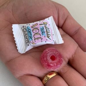 450 Balas Personalizadas ( Gratidao ter voce como Cliente )