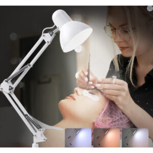 KIT Luminária Pixar Artigulada + Lampada Pétala 45w Super Branca Manicure