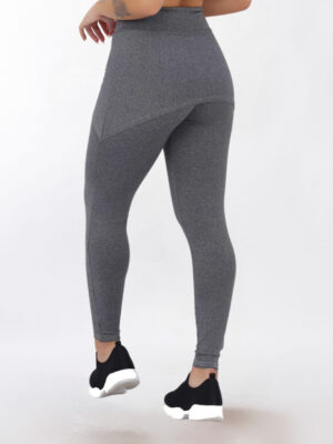Kit 2 Calça Legging Fitness Tapa Bumbum Com Saia Embutida Treino Feminino Crossfit Conforto
