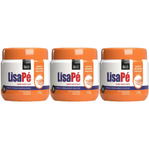 HIDRATANTE LISA PÉ 120G BIOSOFT 3 UNIDADES