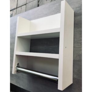 Suporte Porta temperos de Parede- mdf Branco