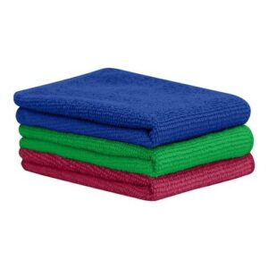 kit 6 Panos Toalha De Microfibra Multiuso Super Absorvente Atoalhado Carro, Casa Não Arranha