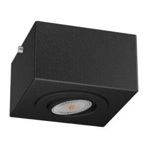 1x Spot Sobrepor Externo Alumínio + LED Gu10 para Teto Beiral MF270