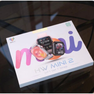 Smartwatch HW Mini 2 Com 7 Pulseiras 41mm Lançamento 2024 Chat GPT GPS Compatível IOS e Android