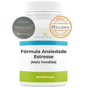 Relora 250mg + Ansiless 250mg 60 Cápsulas – Com Selo de Autenticidade