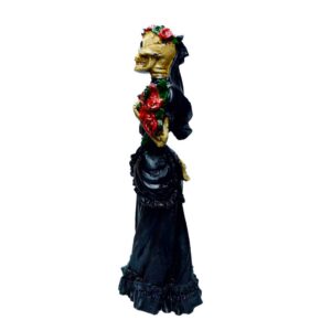 Pomba Gira Negra Rosas Vermelha 23cm Entindade Orixá