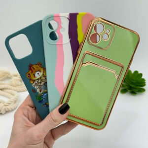 Kit Com 3 Capas Para IPhone 12 Silicone