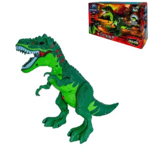 Dinossauro Rex de Brinquedo Solta Fumaça e Anda Realista Tiranossauro