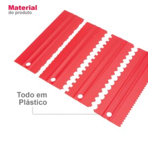 Kit 7 Espátulas Decorativas Profissional Para Bolo Cobertura Creme Recheio Chantily