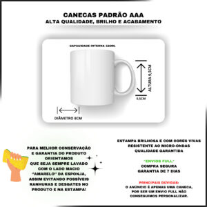 Caneca Snoopy COM SEU NOME de Porcelana Azul – Vários modelos