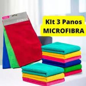 KIT DE PANOS MICROFIBRA 3 OU 5 PC