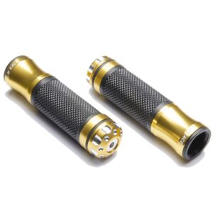 Manopla Punho Luva Esportiva Moto Em Alumínio Para Honda Yamaha Universal Cores