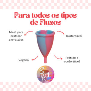 Coletor Menstrual 100%Silicone Grau Médico (Acompanha Saquinho Algodão Cru)Esterelizável-LILICUP MY!