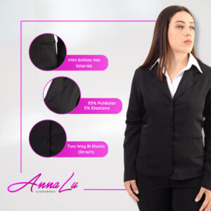 Blazer feminino social para uniforme