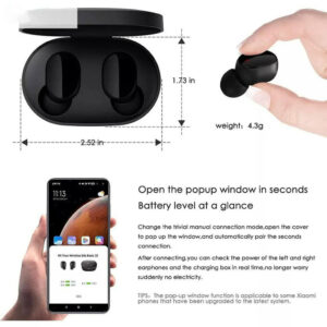 PROMOÇÃO!Fone De Ouvido Sem Fio E6s/A6S Bluetooth 5.0 Tws Com Tela LED Digital Para Xiaomi Redmi