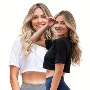 Kit 2 Cropped Feminino Academia Dry Fit