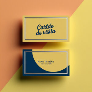 Cartão de visitas 100 unidades apenas frente