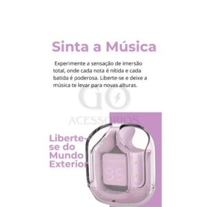 LANÇAMENTO A31 Fone De Ouvido Bluetooth Ruído Resistente A Água Cancelando Earbuds Sem Fio HiFi Stereo E Visor Digital
