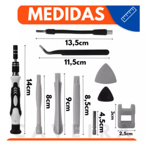 Kit Ferramenta 115 Chaves Precisão Celular / Notebook / Tablet