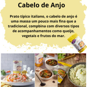 Kit 3 Konjac massa sem glúten, vegano, zero carboidrato dieta – 270 gr