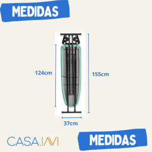 Mesa Tábua de Passar Roupas Dobrável Extra Forte Aço c Suporte Tecido Térmico