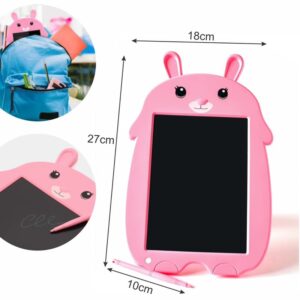 Tablet Infantil Lousa Mágica Tela Lcd brinquedo De Escrever E Desenhar Menino e Menina Coelho 8,5 Polegadas