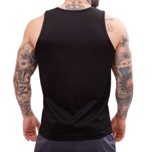 Kit 5 Regatas Preta Masculina Dry Fit Treino Academia Caminhada