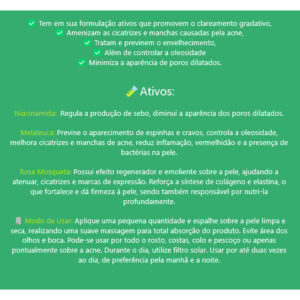 Loção Clareadora Facial Melaleuca Antiacne – 45g