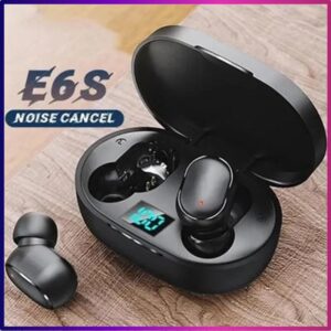 PROMOÇÃO!FONE DE OUVIDO SEM FIO E6S/A6S BLUETOOTH 5.0 TWS COM TELA LED DIGITAL PARA XIAOMI REDMI