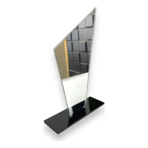 Kit 3 Troféus Dourado, Prata E Bronze 10x18cm C/base Preta