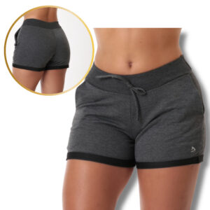 Kit 3 shorts feminino confort dia a dia shortinho bermuda moletinho curto