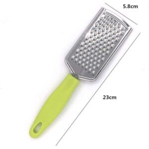 Ralador Inox Multiuso Queijo Cenoura Nozes Limão com Cabo 23cm