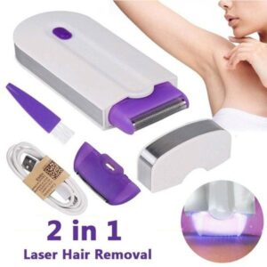 Depilador Laser Corporal Recarregável Ativa Indolor Para Braços /Partes Íntimas femininos Depilador