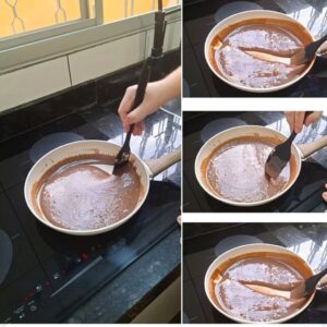 KIT 2 Espátula RETA de Silicone Pão Duro Maciço reforçada 27 cm para Casa Cozinha Restaurante Buffet Doceria