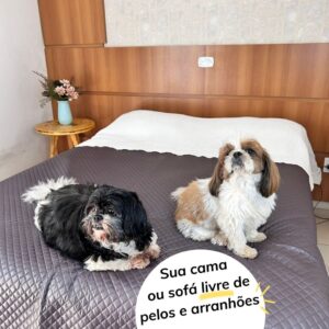 Capa Protetor de Sofá Cama Para Pet Cachorro e Gato 100% Impermeável – Várias Cores