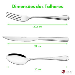 Jogo de talheres 36 Peças Continental Original Line