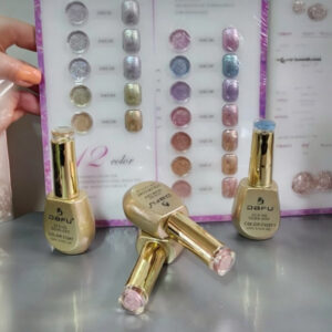 KIT COM 12 ESMALTES EM GEL DAFU – REFLETIVO LUXO – ANVISA – ALTO BRILHO