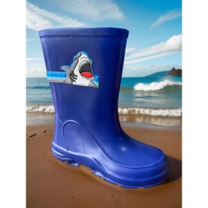 GALOCHA INFANTIL MENINOS E MENINAS BOTA DE CHUVA FOGUETE REF.8