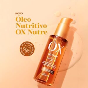Óleo Nutritivo 3 em 1 OX Nutre 120ml Reparador de Pontas