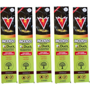 Kit Com 6 Incenso Duck Limao Floral Sandalo 180 Varetinhas