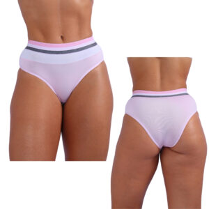 Kit 10 Calcinhas Tanga Cintura Alta Com Forro 100% Algodão