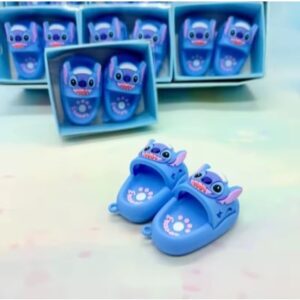 Borracha Divertida em Formato de Mini Sapato Stitch – Kit Criativo e Fofinho