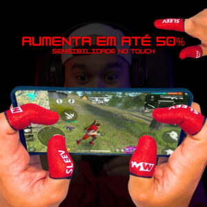 Luvinha de dedo Gamer | Aumenta Precisão e Sensibilidade | Anti-suor