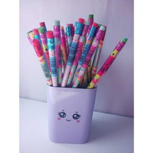 Kit Papelaria Fofa com 20 itens com estojo de pelúcia kit escolar kit papelaria kawaii