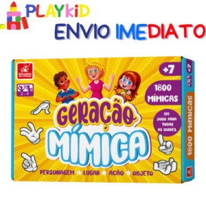 JOGO FAZENDO MIMICA – GERAÇÃO MIMICA – BRINQUEDO – DIVERSÃO – INFANTIL