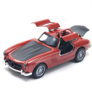 Miniatura Mercedes-Benz 300 SL 1954 – Escala 1:36 Com Fricção Abre Porta e Capo